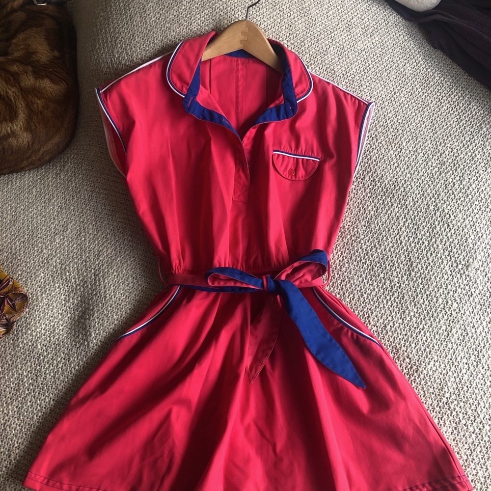 Vintage cut tennis dress. Diner inspired, new.